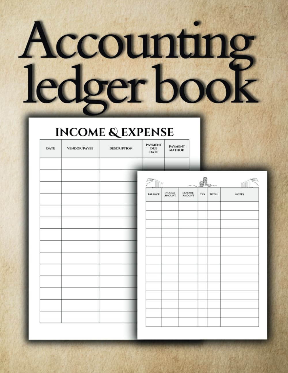 ler totalmente Accounting Ledger Book: Home Budget Tracking, Business Bookkeeping, 11-Columns, Income and Expense Log Book For Personal Finance