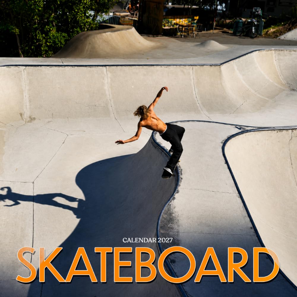 Skateboard Calendar 2027: Skateboarding Action and Street Scenes