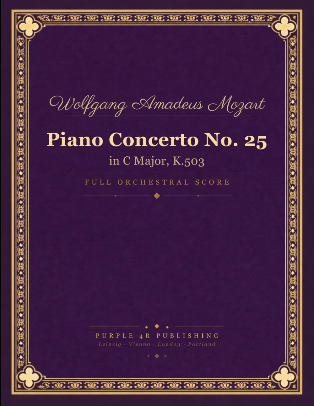 capítulo por capítulo baixar Mozart: Piano Concerto No. 25 in C Major, K. 503 - Full Orchestral Score