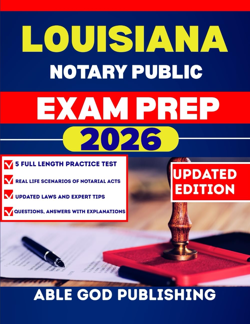 capítulo por capítulo baixar LOUISIANA NOTARY PUBLIC EXAM PREP 2026: Step-by-Step study Guide to Becoming a Certified notaries with updated Laws, Practice Questions, and Expert Tips