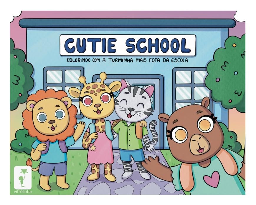 Livro de Colorir – Cutie School: Colorindo com a Turminha Mais Fofa da Escola (com Acetato) baixar o livro de graça