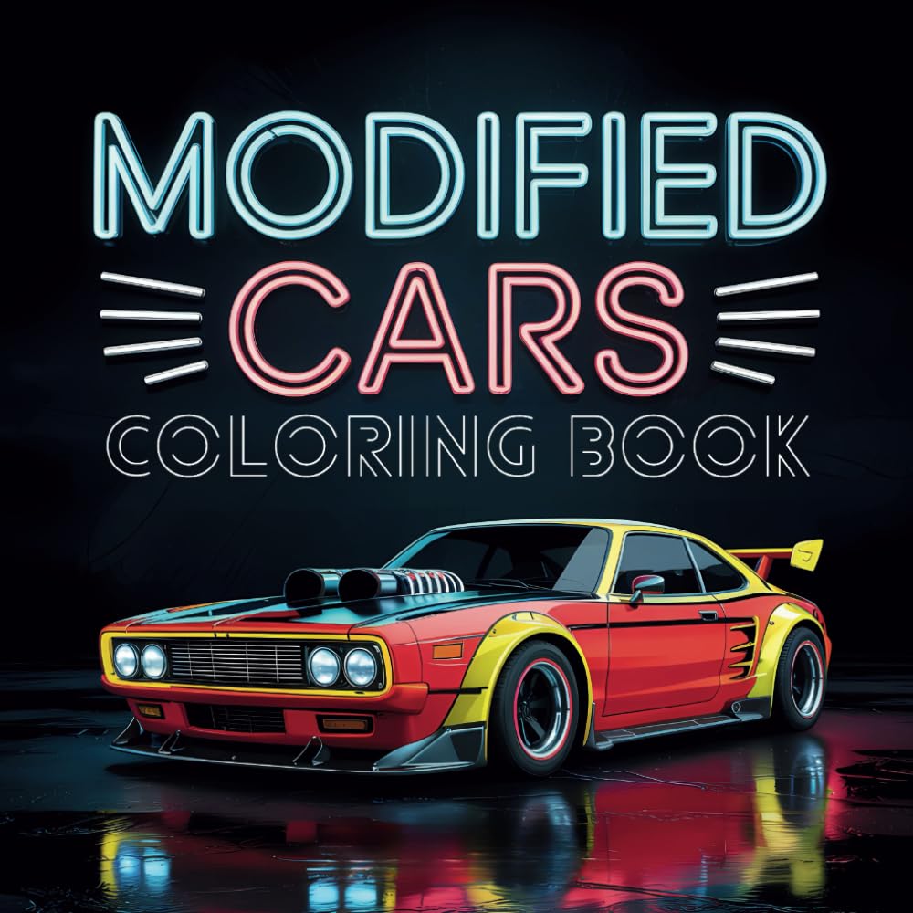 capítulo por capítulo baixar Modified Cars Coloring Book: 50 JDM, Muscle, Supercars & Tuner Builds to Color – For Gearheads, Teens & Adults Who Love Custom Cars (Legends on Wheels)