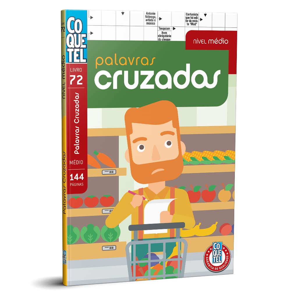 ler totalmente Livro Coquetel Palavras Cruzadas nível médio Ed 72