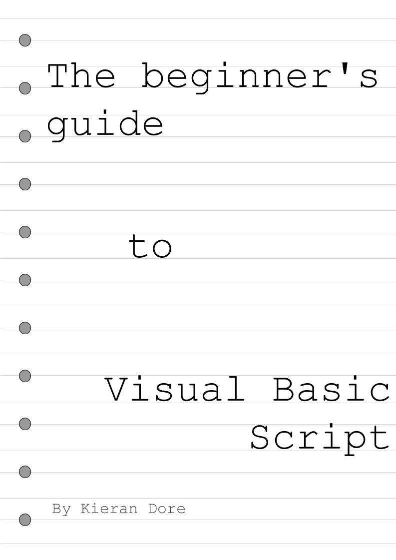 ler totalmente The Beginners Guide to Visual Basic Script: With Examples (English Edition)