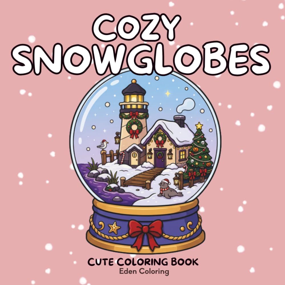 Cozy Snowglobes Coloring Book: 45 Enchanting Snowglobe Scenes to Color, Each One a Little Winter World of Its Own (Cozy Worlds) baixar o livro de graça