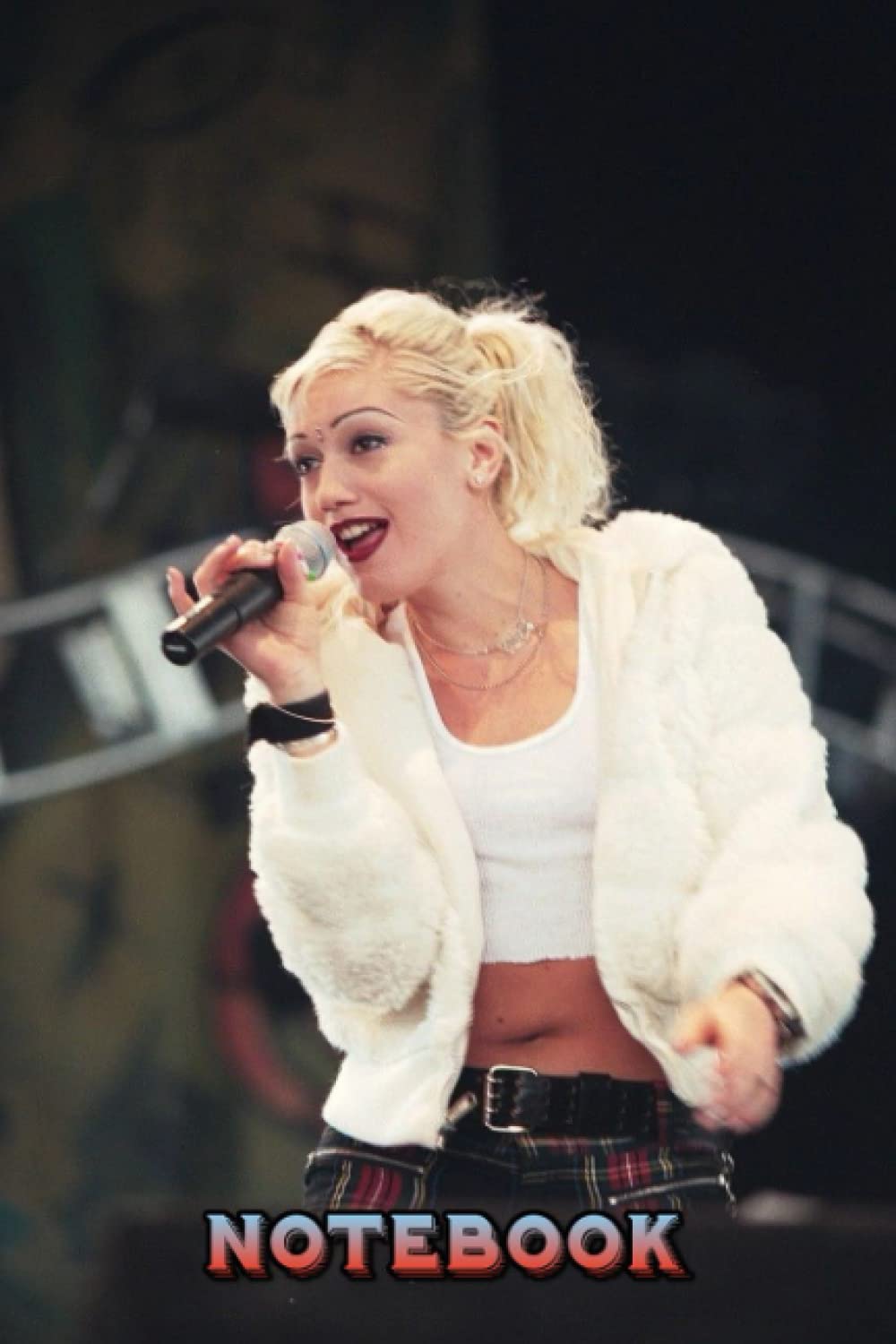 Notebook : Gwen Stefani Lined Notebook Journal, 100 Pages - Thankgiving Notebook Writing Journal #198