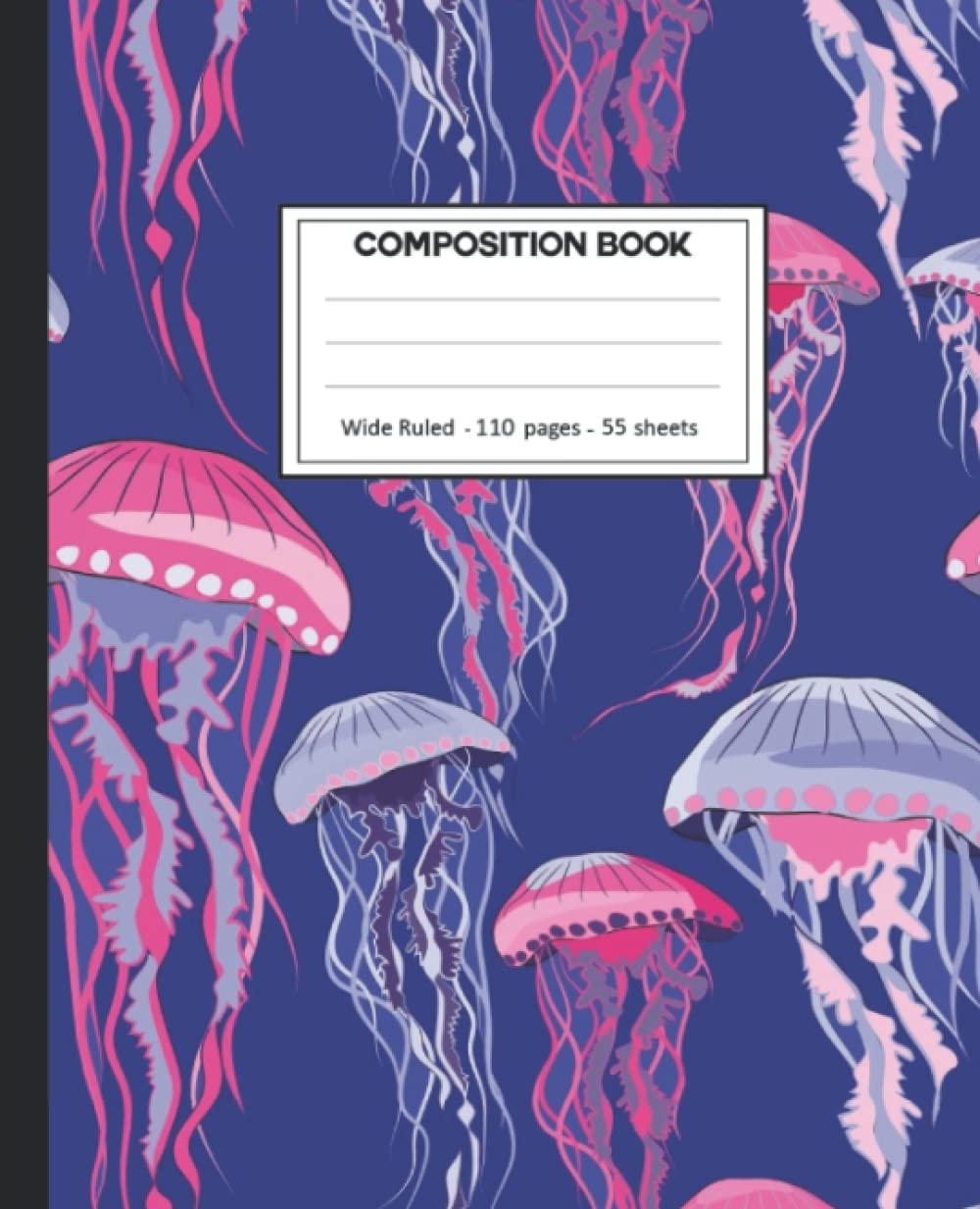 ler totalmente Composition Notebook: Composition Notebook with Jellyfish for School.