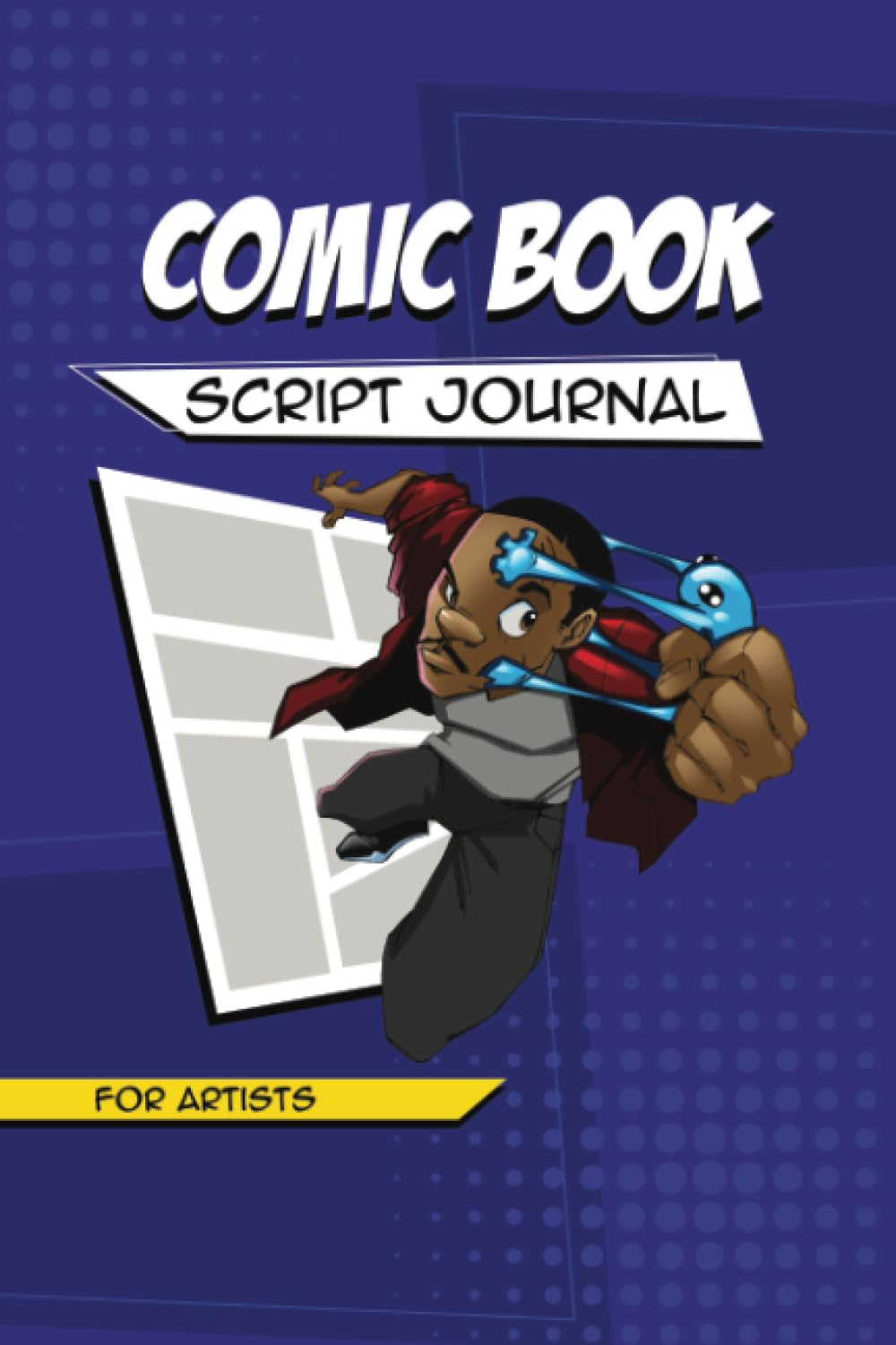 Comic Book Script Journal For Artists: 112 College Ruled Note Pages and 6 Blank Sketch Pages, 6" x 9" Notebook baixar livro de graça