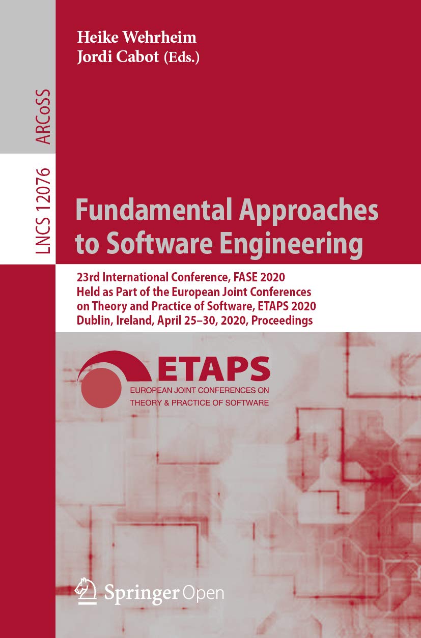 capítulo por capítulo baixar Fundamental Approaches to Software Engineering: 23rd International Conference, FASE 2020, Held as Part of the European Joint Conferences on Theory and... Science Book 12076) (English Edition)