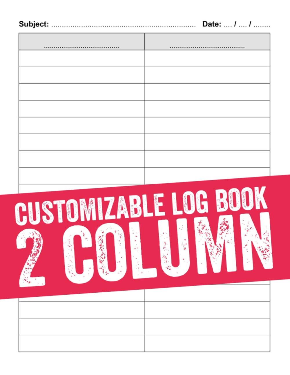 Customizable Log Book 2 Column: Funny Columnar Logbook For Accountant, Bookkeeping baixar o livro de graça