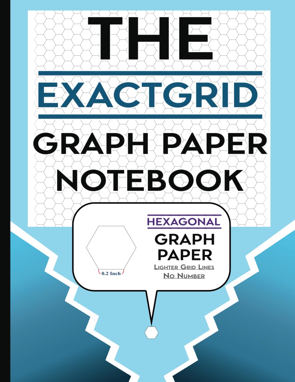 ler totalmente THE EXACTGRID Hexagonal Small Size Graph Paper Notebook: Ideal for Large Scale Projects Chemical Structures and Molecular Diagrams Designs with 0.2 Inch Hexagon Per Side