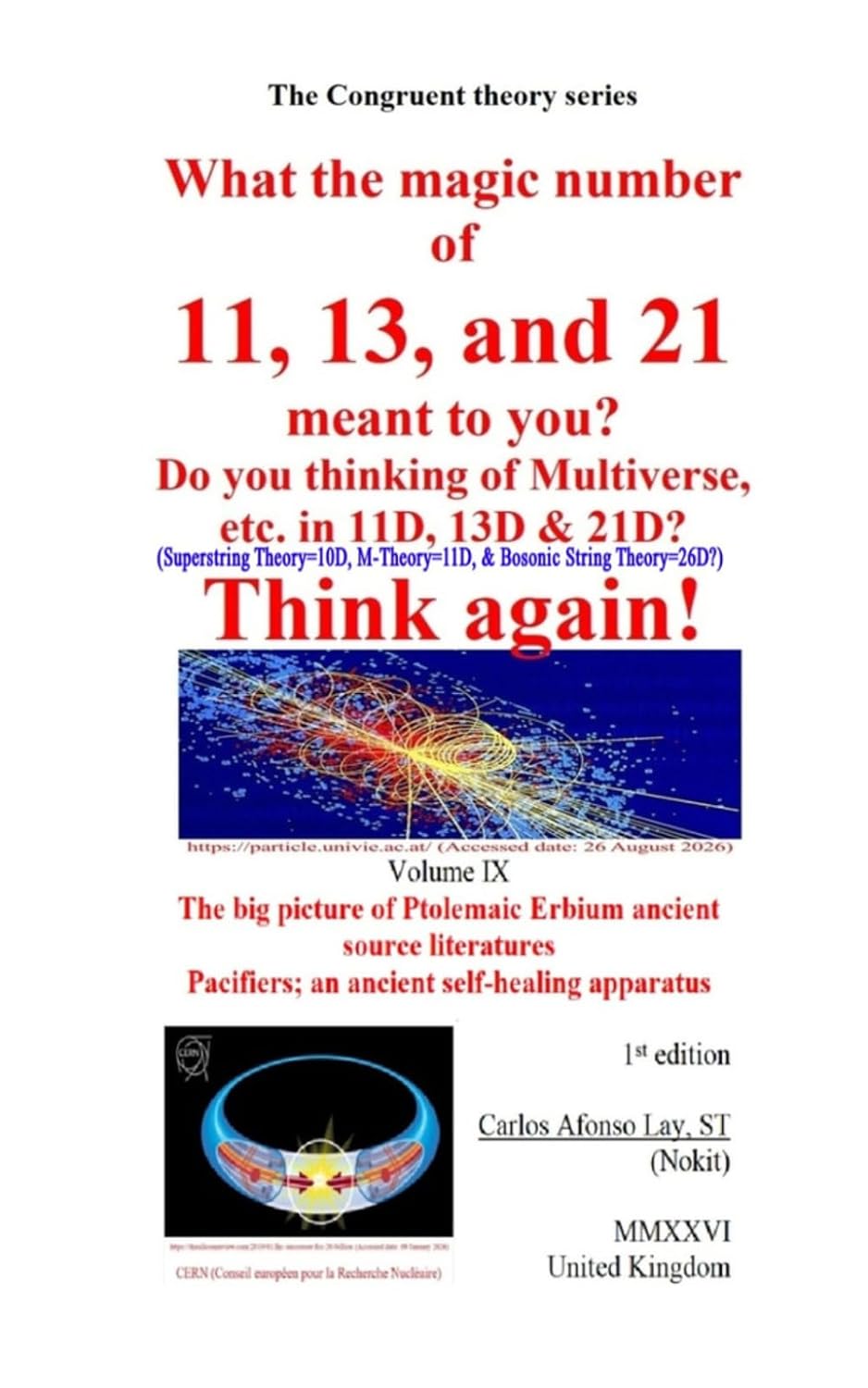 ler totalmente What the magic number of 11, 13, and 21 meant to you? Do you thinking of Multiverse, etc. in 11D, 13D & 21D?: (Superstring Theory=10D, M-Theory=11D, &... Think again! (The congruent theory series)