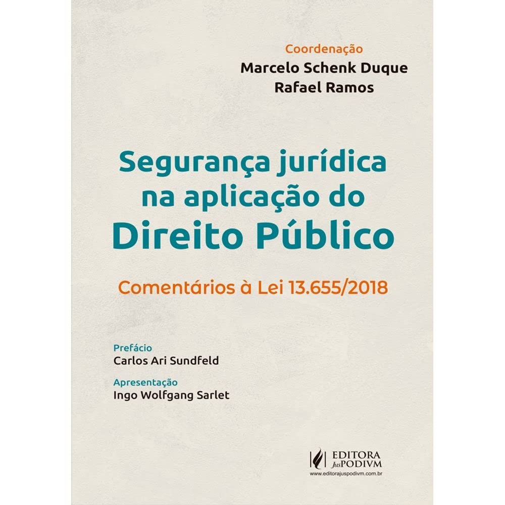Segurança Jurídica na Aplicação do Direito Público (2019) baixar o livro de graça