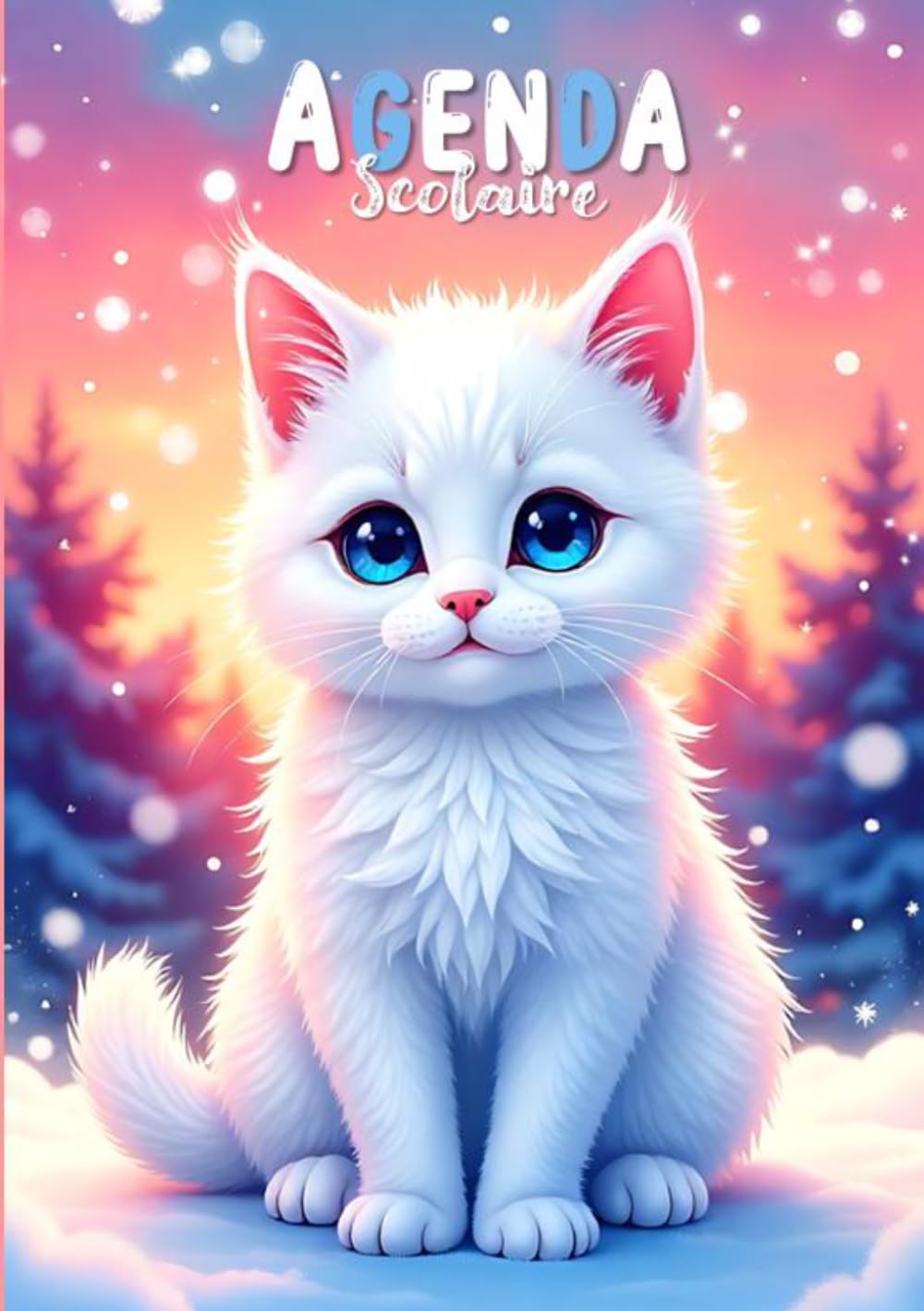 ler totalmente Agenda 2026 2027 Kawaii Chat: CP - CE1 - CE2 - CM1 - CM2 | Organisateur et Planificateur Journalier | 2 Jours Par Page | Français (French Edition)