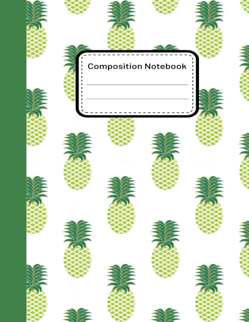 Composition Notebook: Pineapple Pattern Composition Notebook Wide Ruled, Lined Paper, Large Size 8.5x11 Inches, 120 pages| Pineapple Composition Notebook for kids and Adults baixar o livro de graça