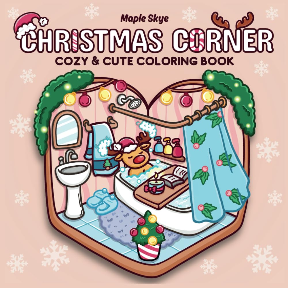 Christmas Corner: A Cute and Cozy Coloring Book for Adults and Teens Featuring Cozy Hygge Christmas Scenes, Cozy Spaces, Adorable Fluffy Animals with... Spaces Coloring) (Cozy Christmas Coloring) baixar livro de graça