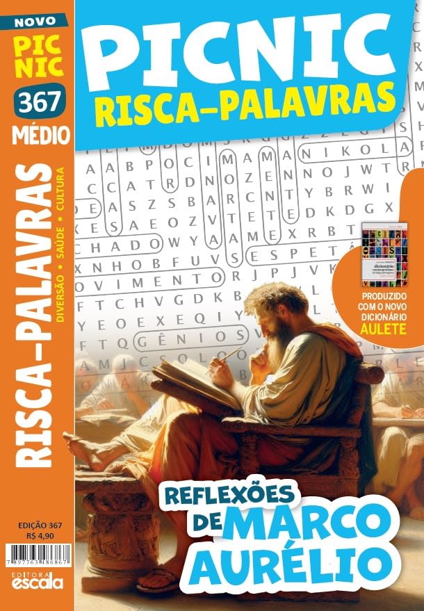 Picnic Risca-Palavras - Médio: 367 - Meditações de Marco Aurélio