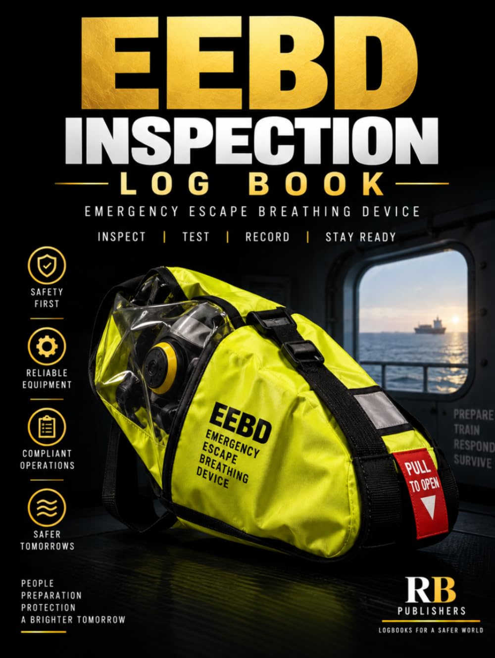 EEBD Inspection Log Book: Emergency Escape Breathing Device Inspection, Testing and Maintenance Record for Ships, Vessels and Marine Safety Operations baixar livro de graça