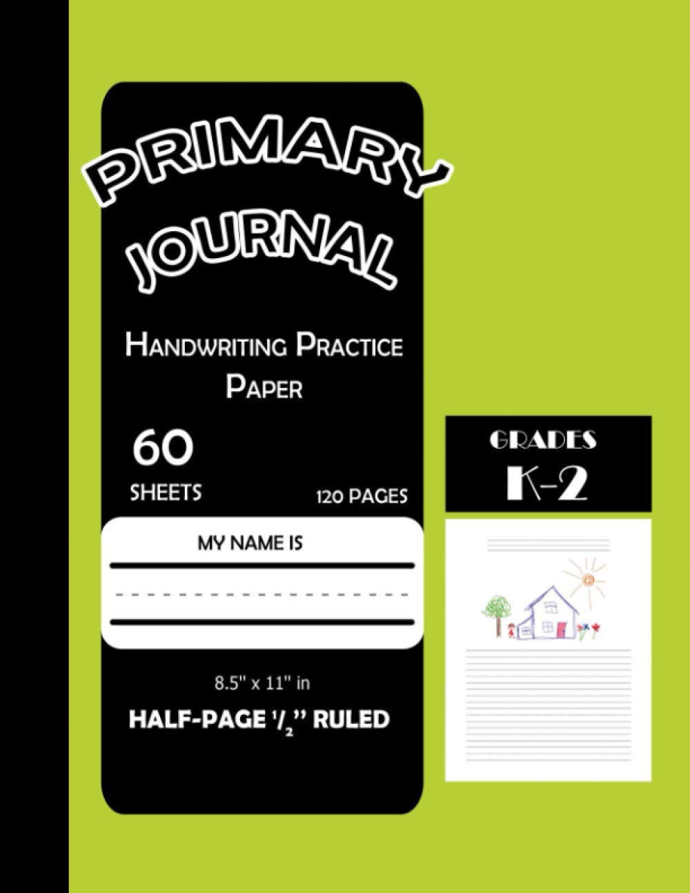 Primary journal: handwriting practice paper: primary journal 1/2" ruled & blank space, 60- sheet, 8.5" x 11", assorted solid colors, primary... to kindergarten handwriting practice paper baixar livro de graça