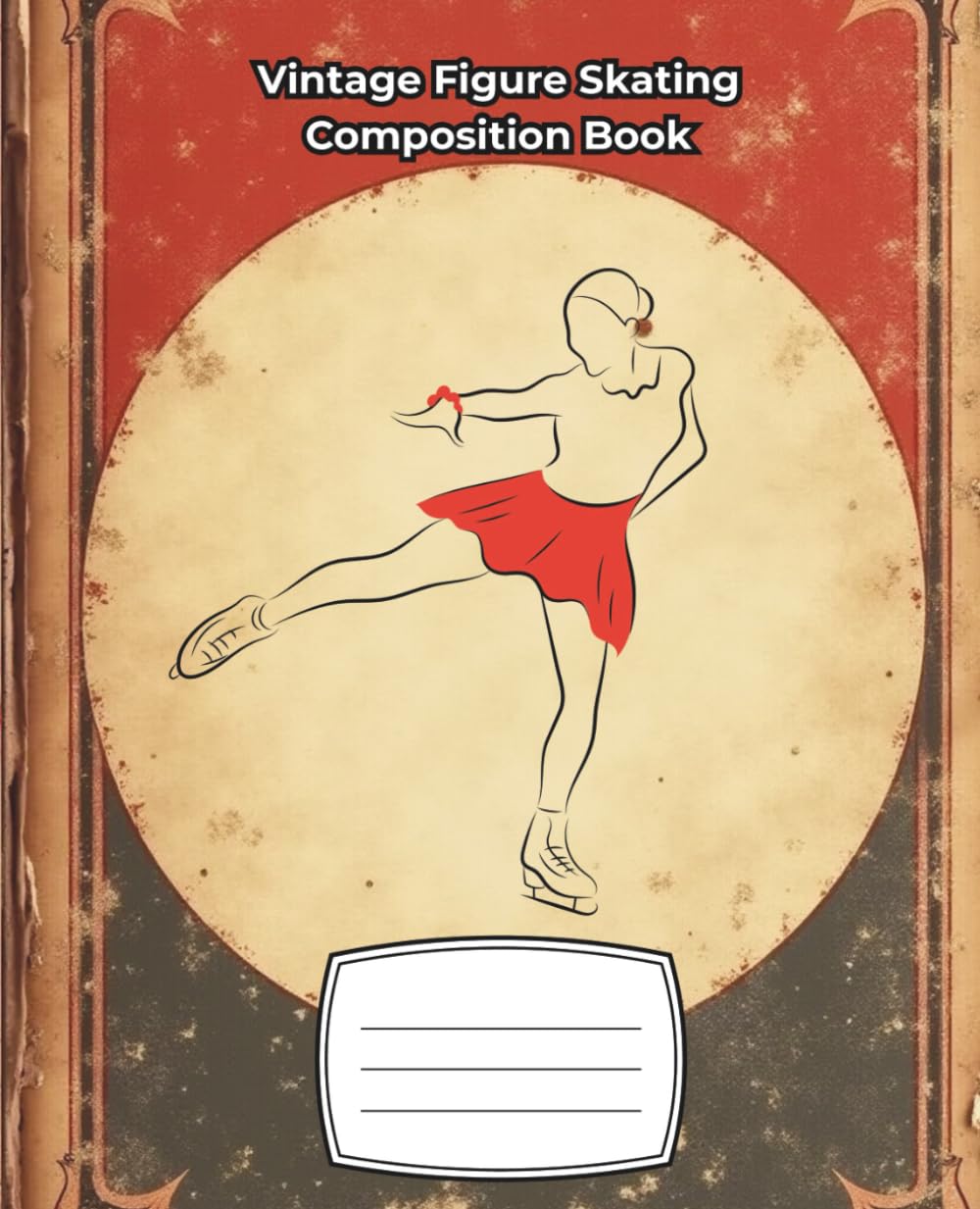 capítulo por capítulo baixar Vintage Figure Skating Composition Book: Wide Ruled Notebook, 100 Pages, 7.5” x 9.25”