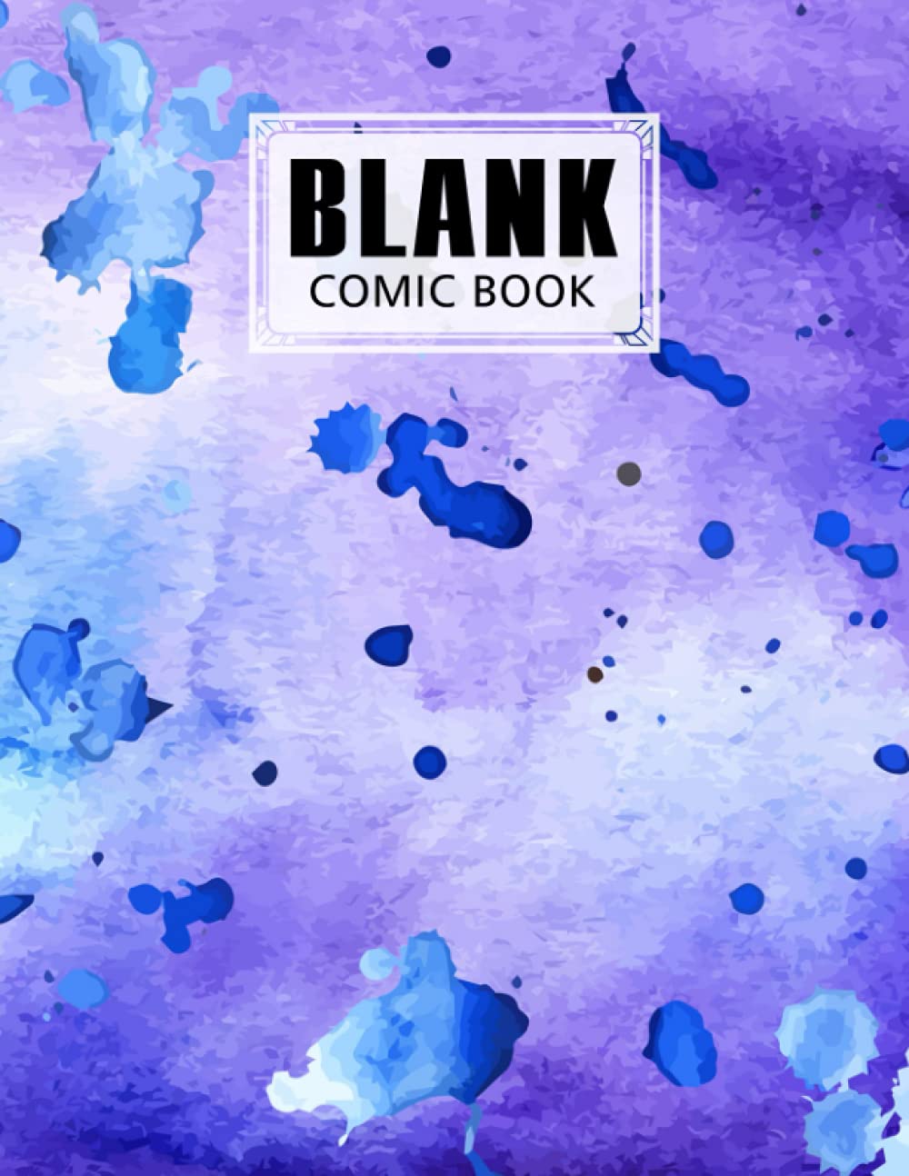 Blank Comic Book: Colorful Watercolor Cover, Create Your Own Story, Journal, Notebook, Sketchbook for Kids and Adults, 120 Pages - Size 8.5" x 11" Notebook by Victor Lutz baixar livro de graça