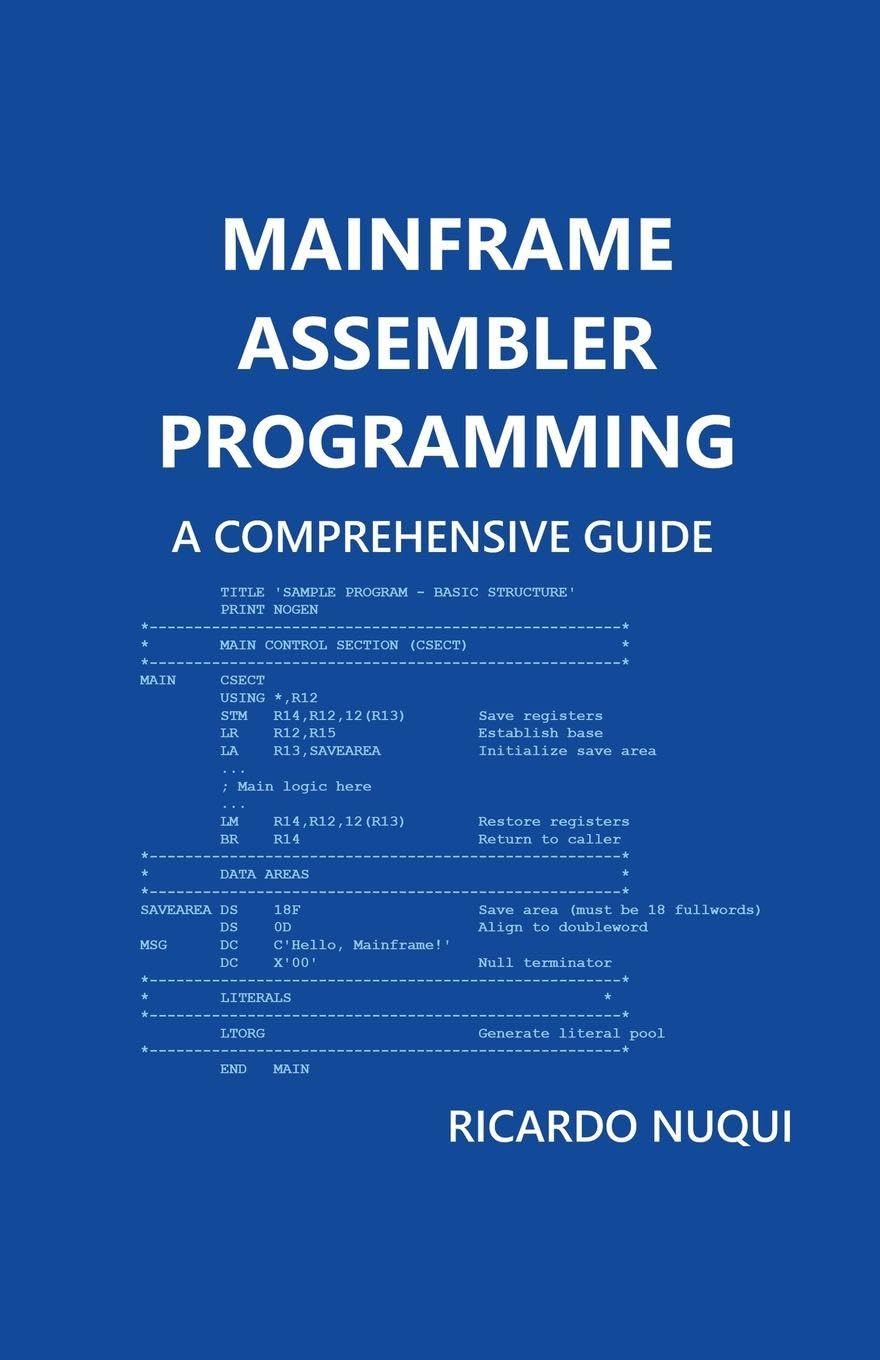 ler totalmente Mainframe Assembler Programming: A Comprehensive Guide