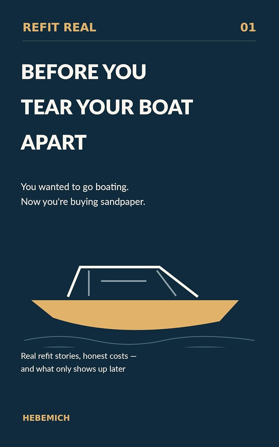 ler totalmente Before You Tear Your Boat Apart: Subtitle: Real Refit Stories, Honest Costs — and What Only Shows Up Later (REFIT REAL) (English Edition)