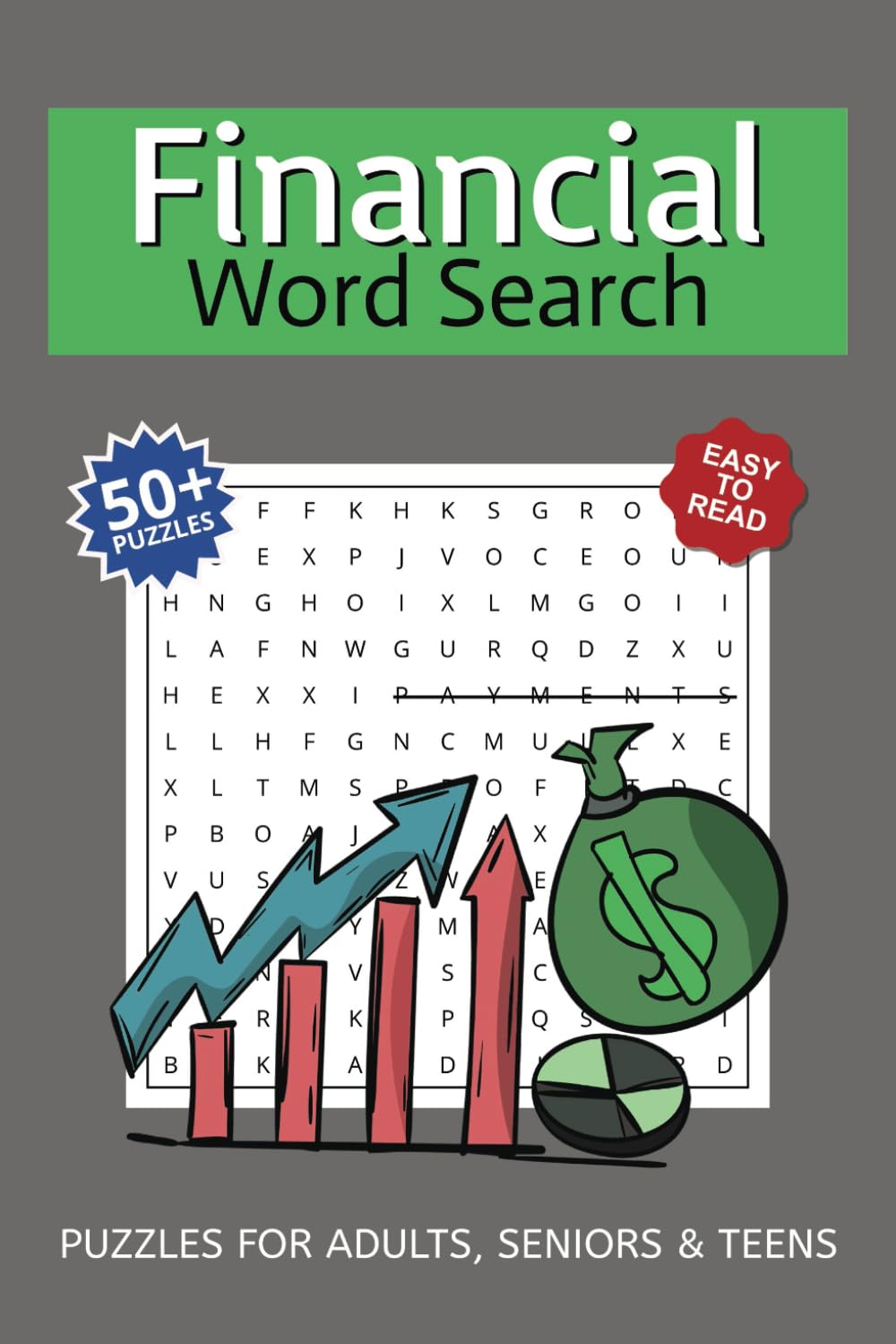 ler totalmente Financial Word Search Book: Words Searches with Easy to Read Print about Accountant, IRS, Taxes & More | 6x9 inches, 110 pages | 50+ Puzzles... Gift for Vacations, holidays and free times
