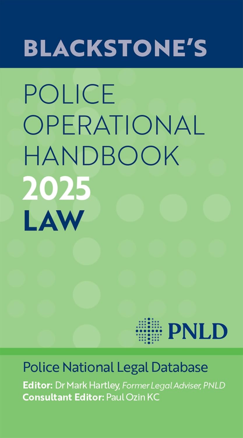 Blackstone's Police Operational Handbook 2025 (English Edition)
