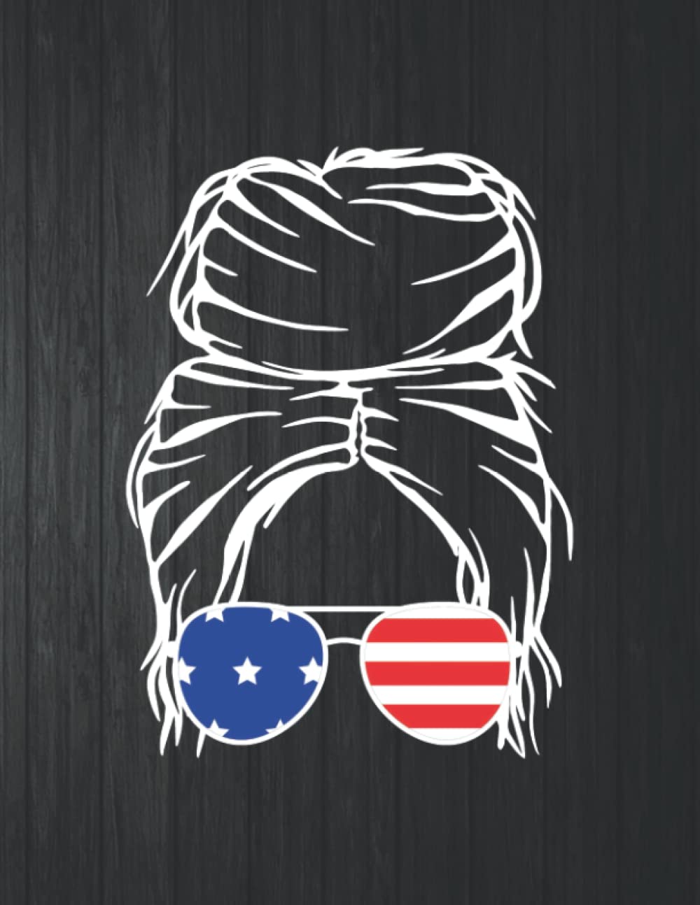CF - Messy bun USA Funny Notebook: 8.5 X 11 In - 114 Page Great quotes Motivation And Change Your Life for Diary Journals baixar livro de graça