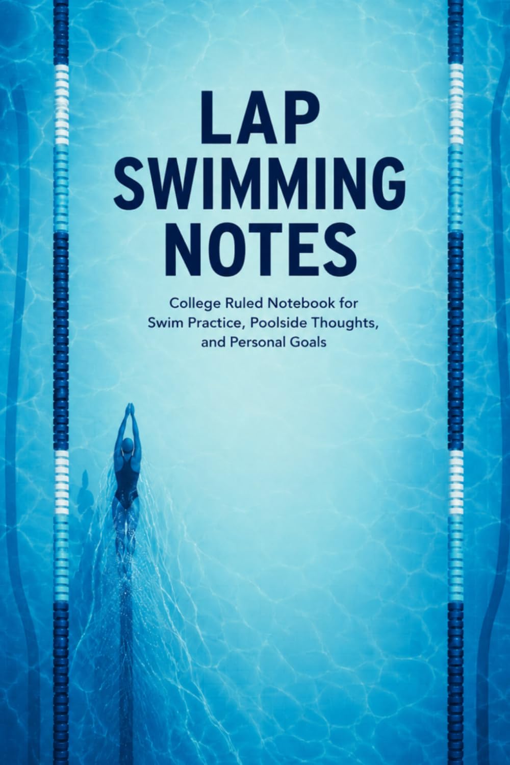 Lap Swimming Notes: College Ruled Notebook for Swim Practice, Poolside Thoughts, and Personal Goals | Modern Blue Water Pool Track Journal | 6 x 9 Inches baixar livro de graça