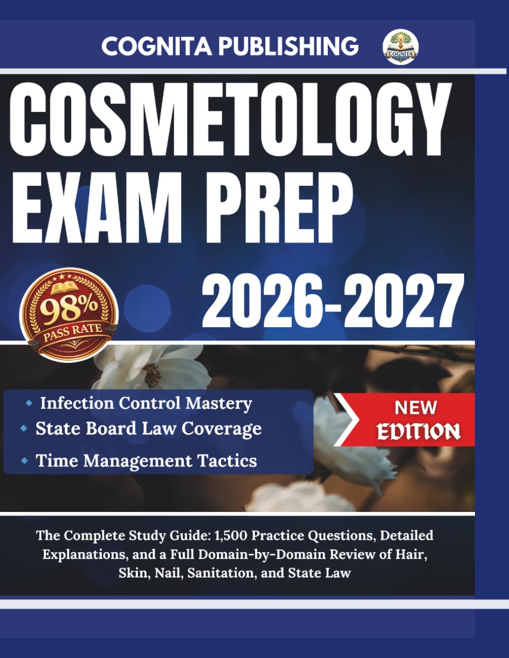Cosmetology Exam Prep 2026-2027: The Complete Study Guide: 1,500 Practice Questions, Detailed Explanations, and a Full Domain-by-Domain Review of Hair, Skin, Nail, Sanitation, and State Law baixar livro de graça