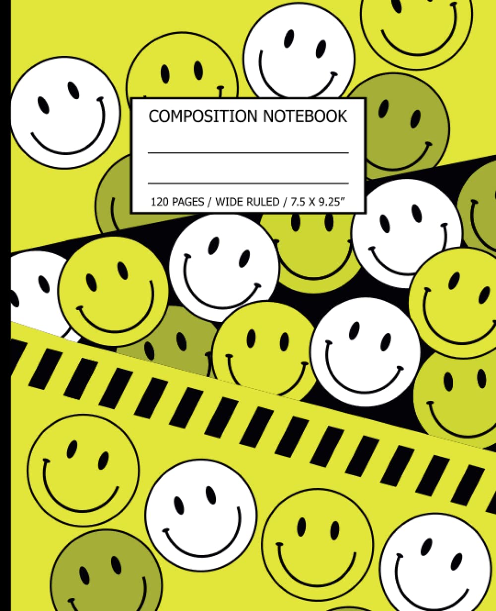 Composition Notebook Wide Ruled: Beautiful Preppy Notebook with Smileys Faces | Charming Yellow Themed Notebook for Teenage Girls baixar o livro de graça