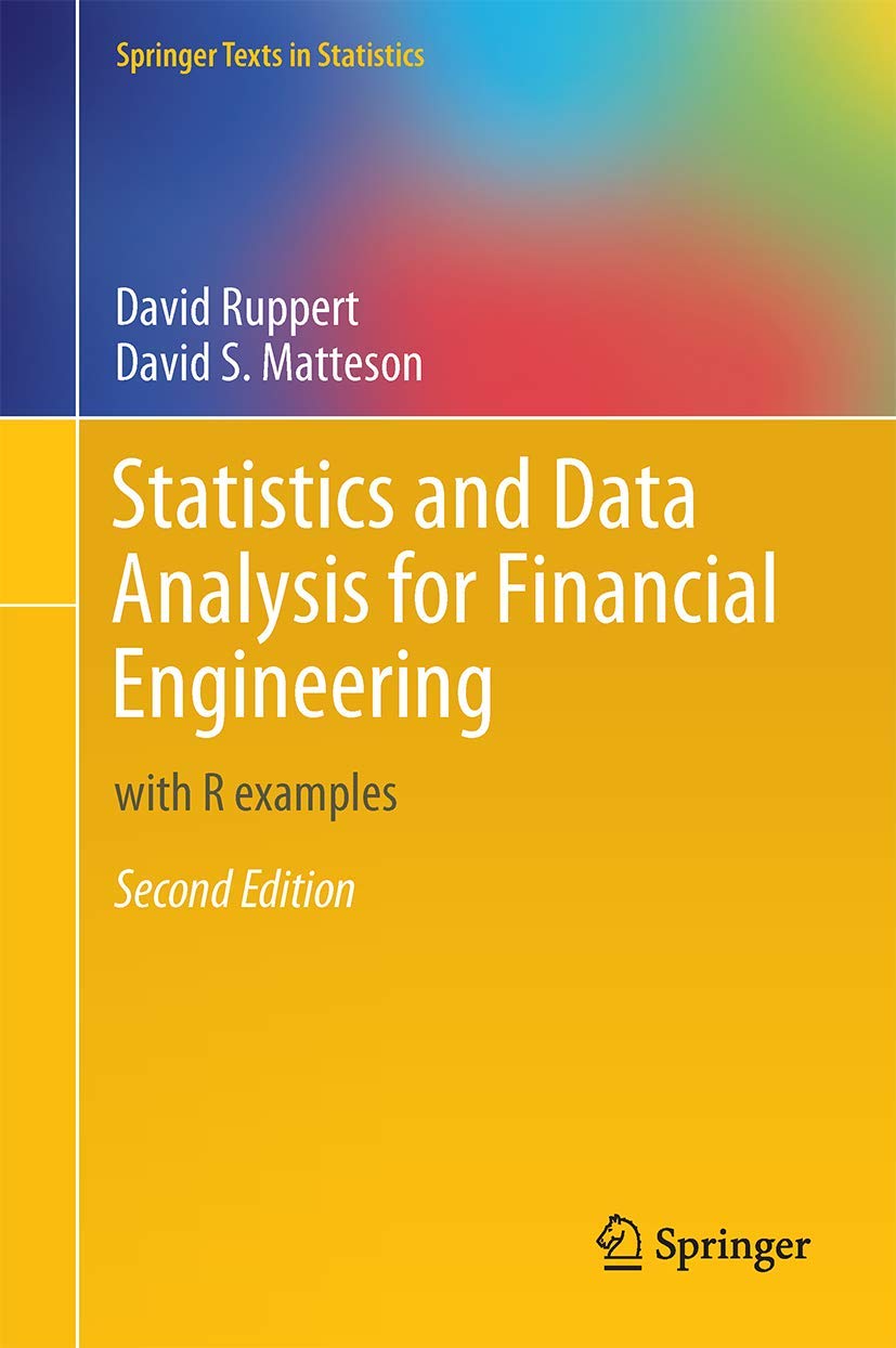 Statistics and Data Analysis for Financial Engineering: With R Examples baixar livro de graça
