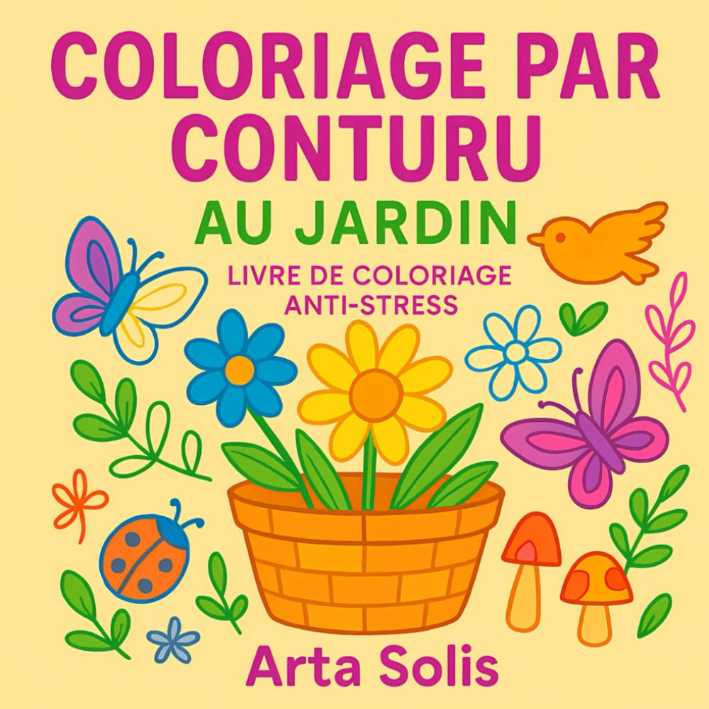 Livre De Coloriage Anti-Stress Pour Adultes, Colorier Par Ligne Dans Le Jardin: 33 Illustrations Esthétiques Et Simples Aux Contours Aux Couleurs Vives Pour La Détente (Thème Nature) (French Edition) baixar o livro de graça