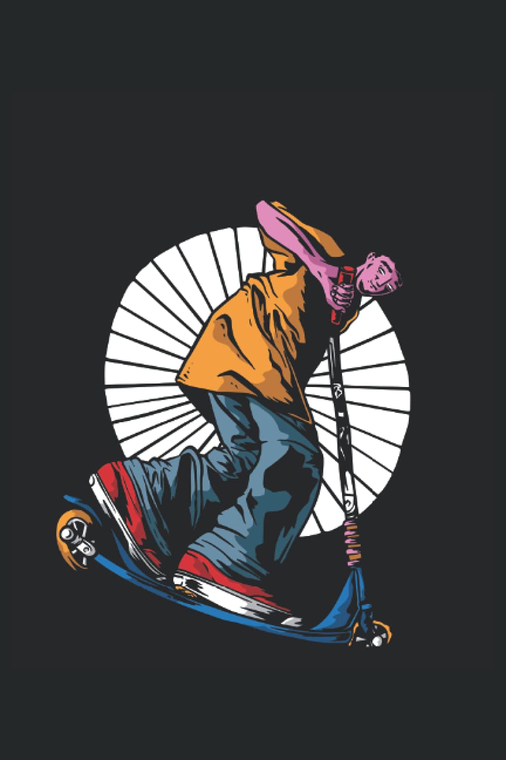 ler totalmente Amo mi scooter: Cuaderno forrado 120 páginas DIN A4 (Spanish Edition)