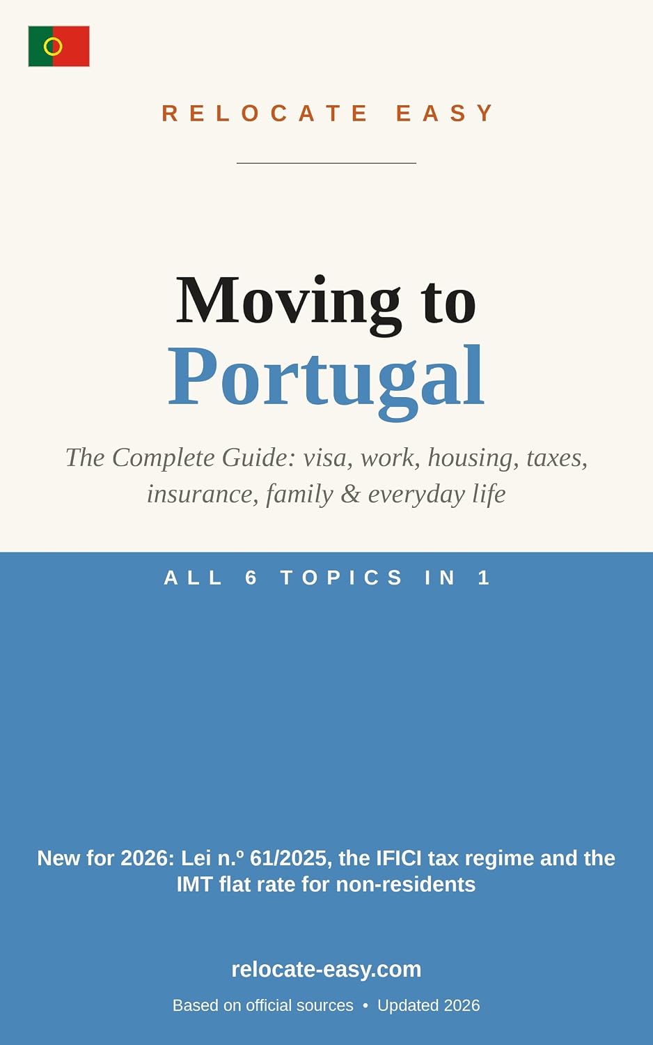 capítulo por capítulo baixar Moving to Portugal: The Complete Guide: visa, work, housing, taxes, insurance, family & everyday life – Updated 2026 (English Edition)