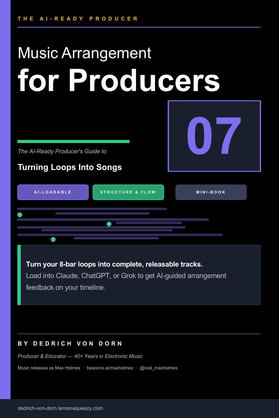 Music Arrangement for Producers: The AI-Ready Producer's Guide to Turning Loops Into Songs (How to Make EDM: The AI-Ready Producer's Guide Book 7) (English Edition)