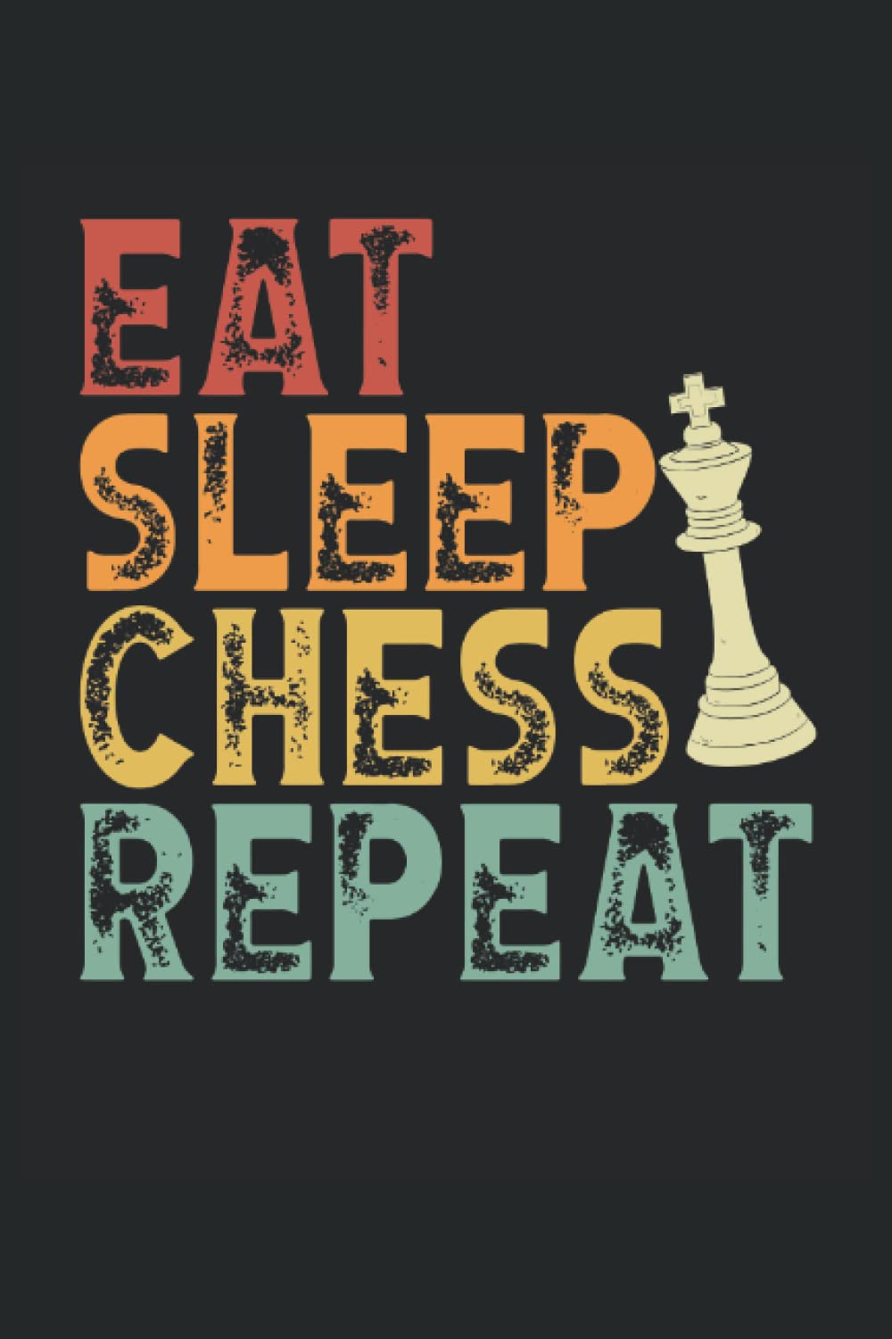 Eat sleep chess repeat retro: Dot Grid Jounal ToDo Exercise Book or Diary 6" x 9" (15.24 x 22.86 cm) 120 pages baixar livro de graça