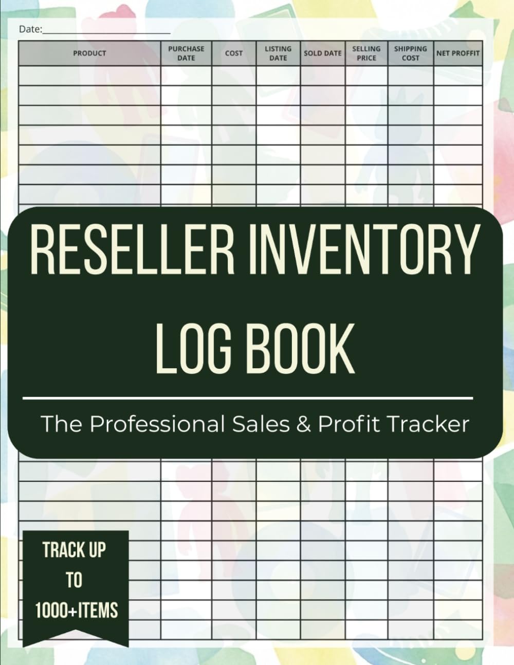 Reseller Inventory Log Book: Professional Reselling Business Ledger for Online Sellers. Track Sales and Profits for eBay, Poshmark and Etsy. Inventory Management Organizer baixar livro de graça
