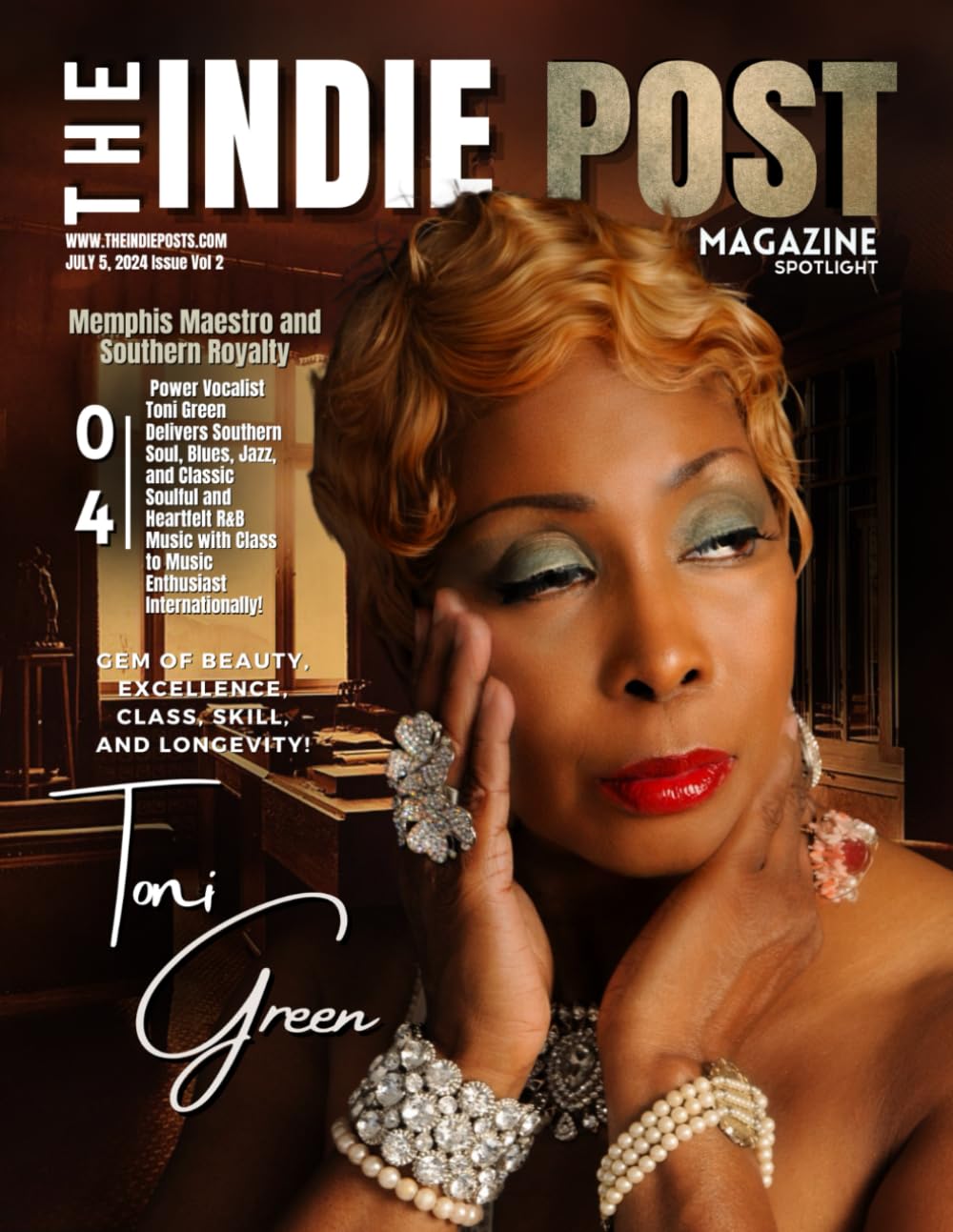 The Indie Post Magazine Toni Green July 5, 2024 Issue Vol 2 baixar o livro de graça