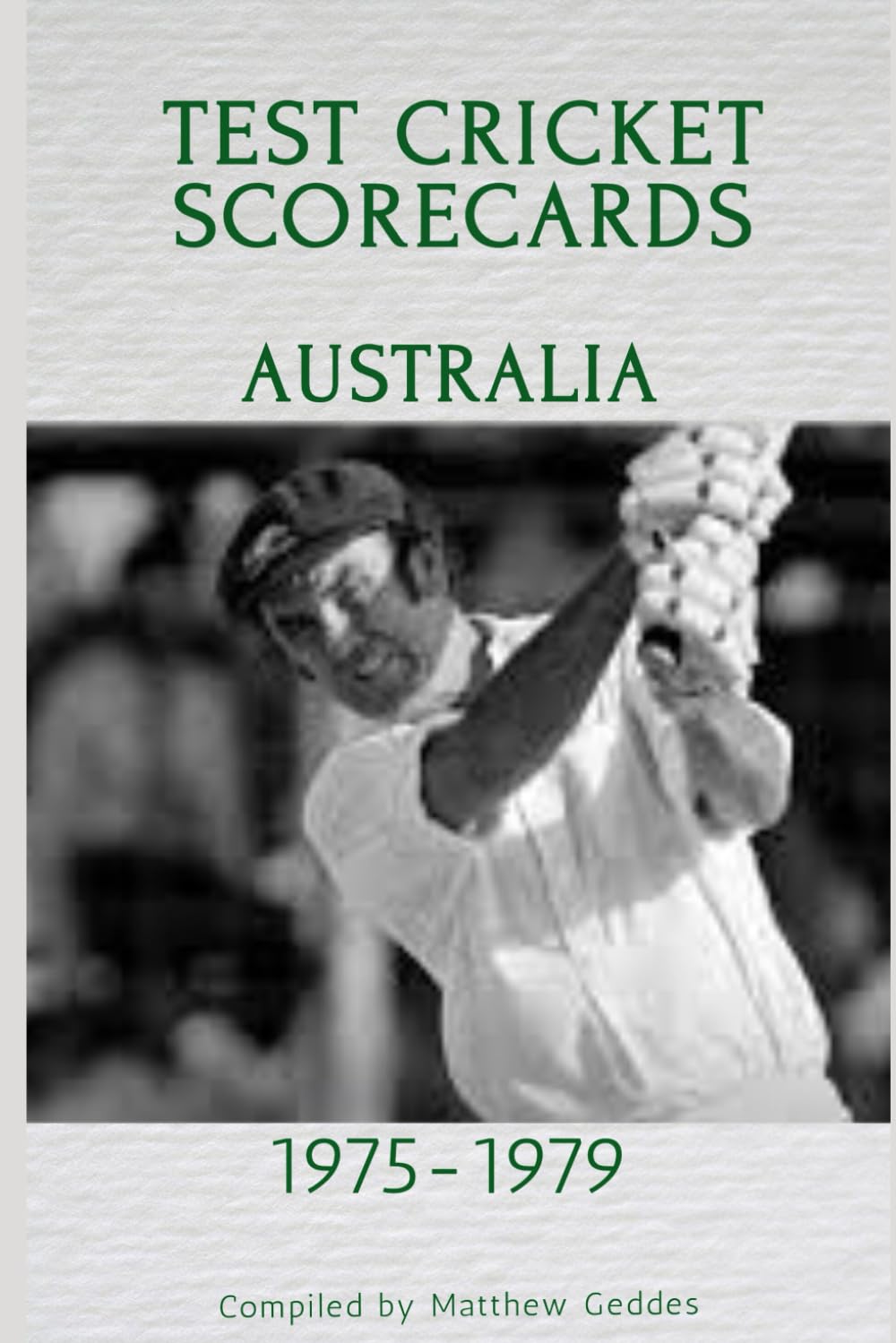 capítulo por capítulo baixar Australia Test Cricket Scorecards 1975-1979