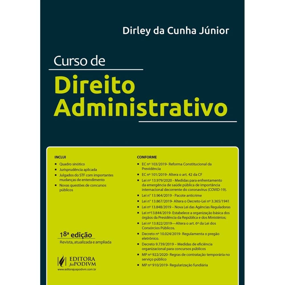 Curso de Direito Administrativo - 10ª Edição (2020) baixar o livro de graça