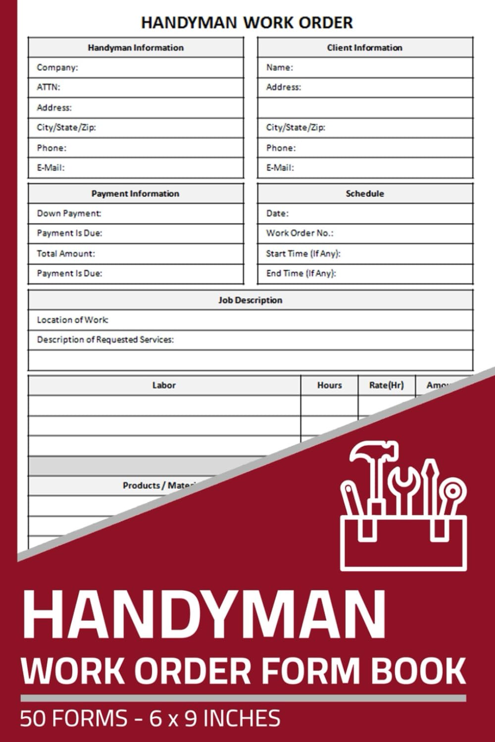 capítulo por capítulo baixar Handyman Work Order Form Book: Handyman Service Job Order Sheets | 50 Forms