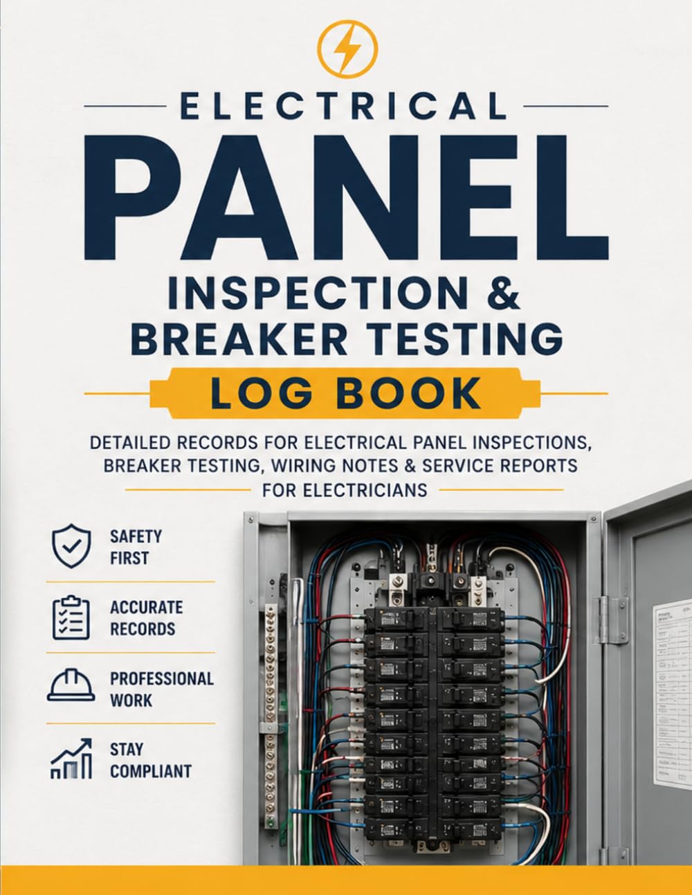 capítulo por capítulo baixar Electrical Panel Inspection & Breaker Testing Log Book: Detailed Records for Electrical Panel Inspections, Breaker Testing, Wiring Notes & Service Reports for Electricians