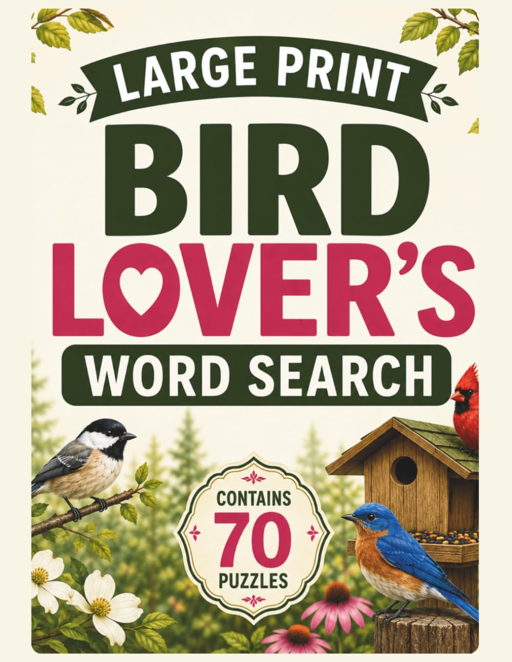 Bird Lover's Large Print Word Search: 70 Relaxing Bird-Themed Puzzles (Blind Bear Large Print Word Search Collection) baixar livro de graça