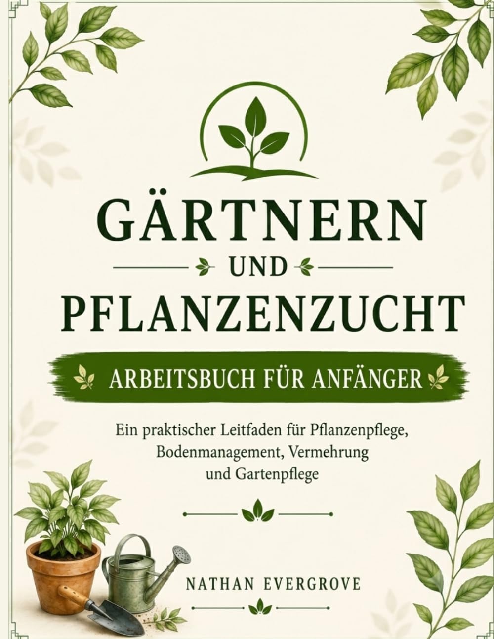 GÄRTNERN UND PFLANZENZUCHT ARBEITSBUCH FÜR ANFÄNGER: Ein praktischer Leitfaden für Pflanzenpflege, Bodenmanagement, Vermehrung und Gartenpflege. (German Edition) baixar o livro de graça
