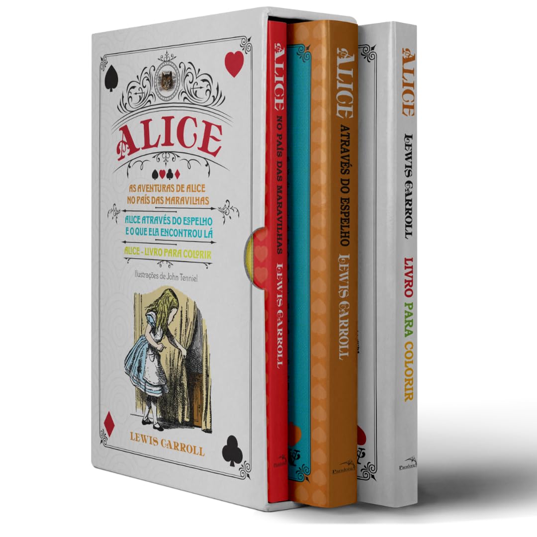 Box - Alice nos país das maravilhas + Alice através do espelho + Alice para colorir baixar o livro de graça