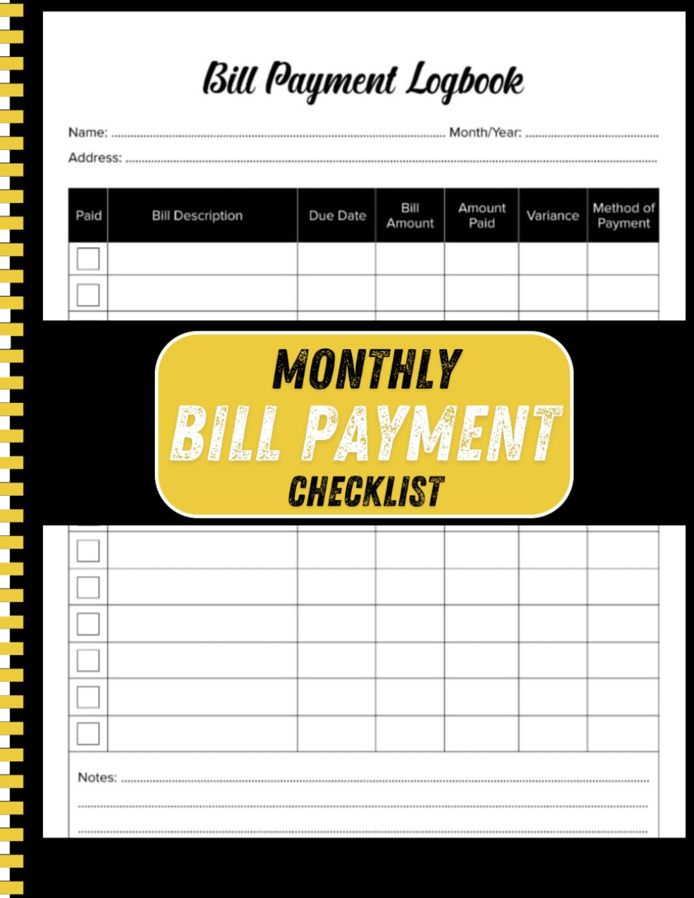 Bill Tracker Notebook: Monthly Bill Payment Checklist -(110 Pages. “8,5'x 11 in”) baixar o livro de graça