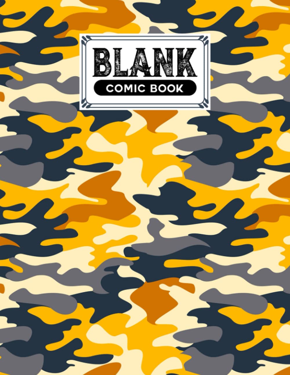 capítulo por capítulo baixar Blank Comic Book: Camo Print Cover Blank Comic Book, Create Your Own Story, Journal, Notebook, Sketchbook for Kids and Adults, 120 Pages - Size 8.5" x 11" Notebook by Bernard John